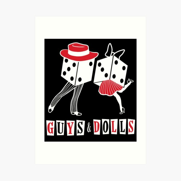 Guys And Dolls Musical Wall Art Redbubble