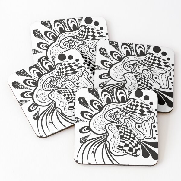 Item preview, Pattern Abstract Zendoodle Check designed and sold by Patricia Piotrak.