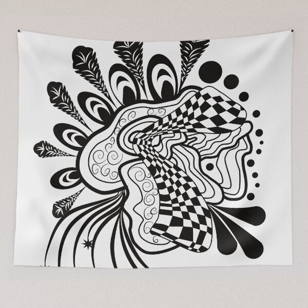 Artikelvorschau, Muster Abstrakt Zendoodle Karo entworfen und verkauft von Patricia Piotrak.