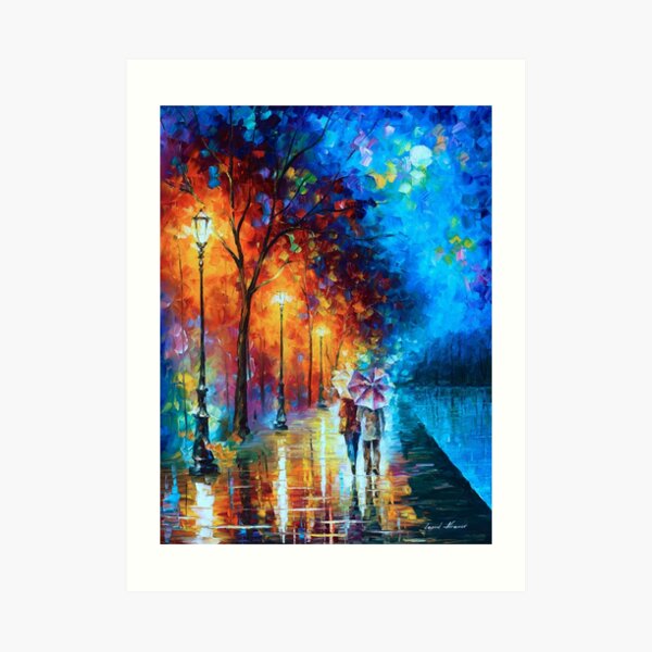 Love by The Lake - Leonid Afremov Art Print