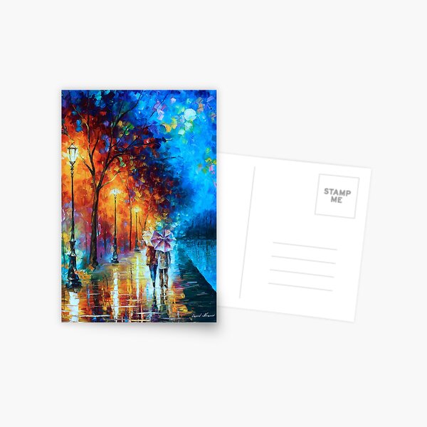 Love by The Lake - Leonid Afremov Postcard