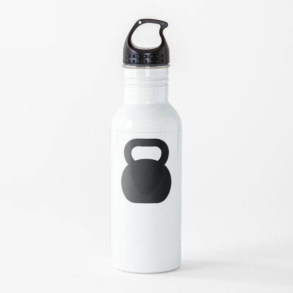 Kettlebell Exercise and Fitness, Sticker Look Water Bottle