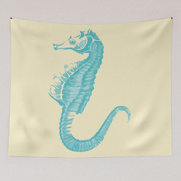 Item preview, Turquoise Seahorse designed and sold by DenAlex.