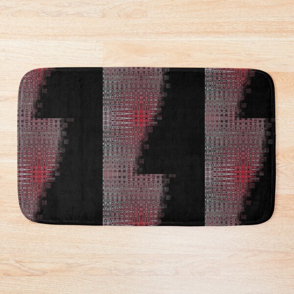 Item preview, Red and Black Mosaic Geo Break Away designed and sold by jocelynsart.