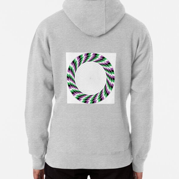 #Graphic #Design, Optical #Art: Moving Pattern Illusion - #OpArt  Pullover Hoodie