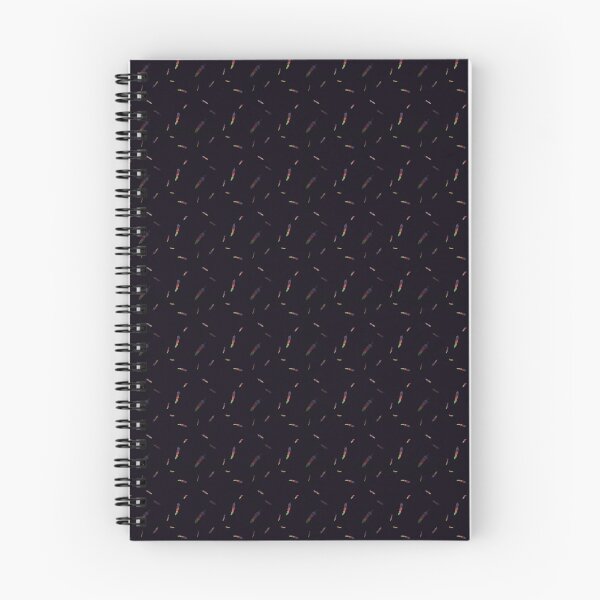 Item preview, rainbow feather print black designed and sold by MadmyrtleDesign.