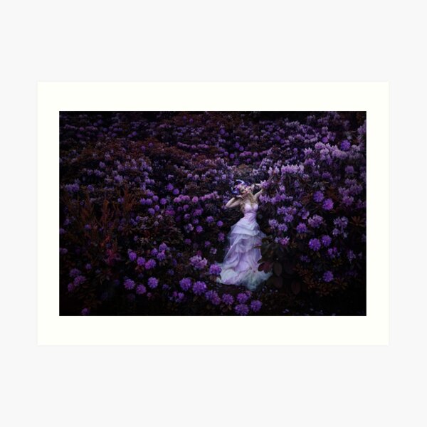 LABYRITH OF FLOWERS Art Print
