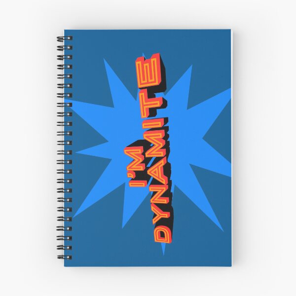 Item preview, Dynamite (dark blue) designed and sold by The Wallpaper Files.