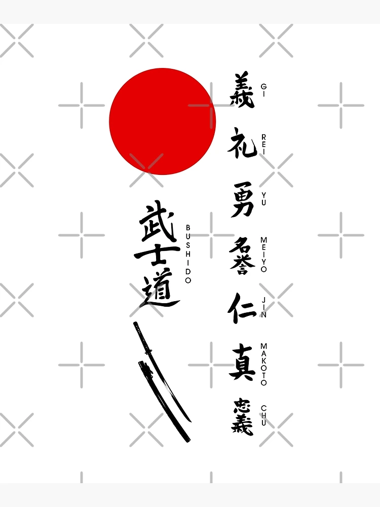 Entry #8 by D0GMA for Design a Tattoo, 7 virtues of bushido | Freelancer