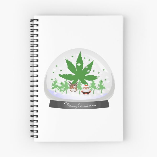 Item preview, Merry Christmas Marijuana Snow Globe designed and sold by MarijuanaTshirt.