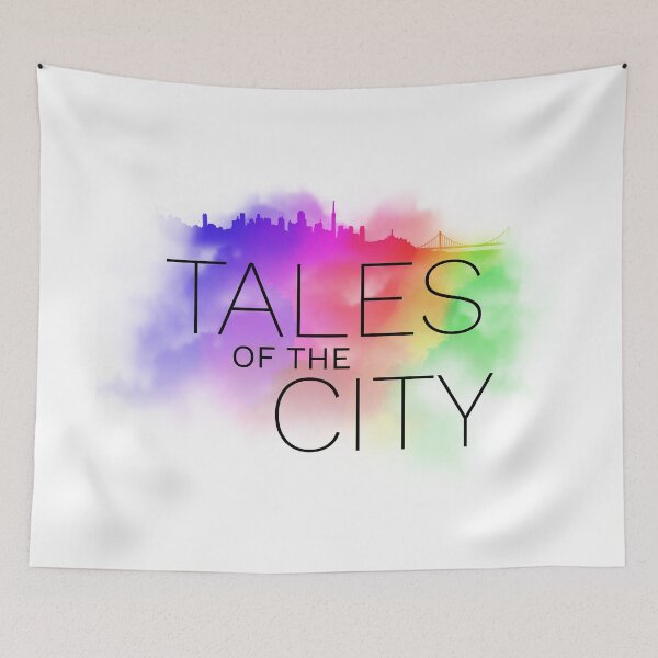Item preview, Tales of the City Logo Rainbow Cloud Logo designed and sold by LilacFrost.