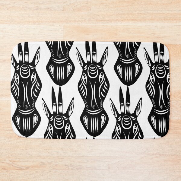 Item preview, Africa antelope black white designed and sold by Patricia Piotrak.