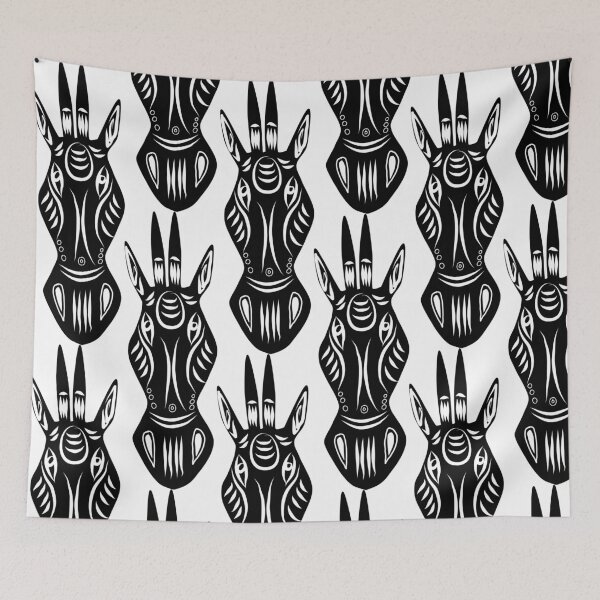 Item preview, Africa antelope black white designed and sold by Patricia Piotrak.