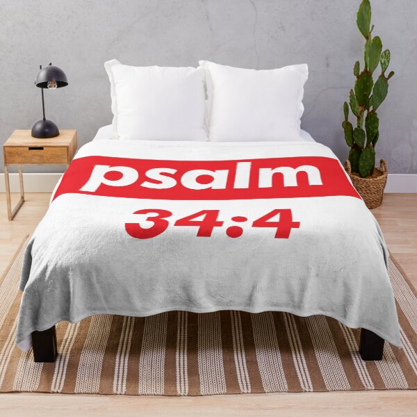 Item preview, Psalm 34:4 Quote The Bible Delivered Me From All My Fears inspirational designed and sold by ProjectX23.