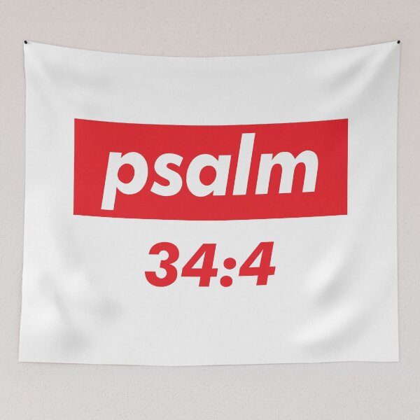 Item preview, Psalm 34:4 Quote The Bible Delivered Me From All My Fears inspirational designed and sold by ProjectX23.