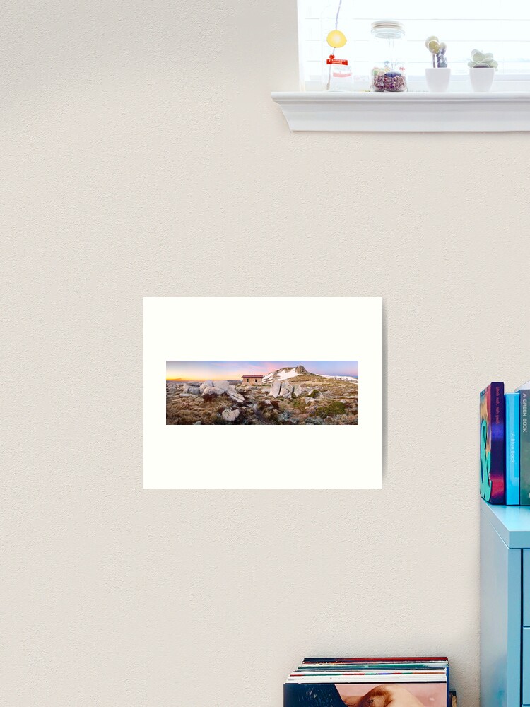 Thumbnail 2 of 3, Art Print, Seamans Hut, Mt Kosciuszko, New South Wales, Australia designed and sold by Chockstone.