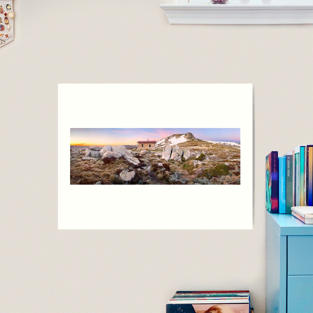 Seamans Hut, Mt Kosciuszko, New South Wales, Australia Art Print