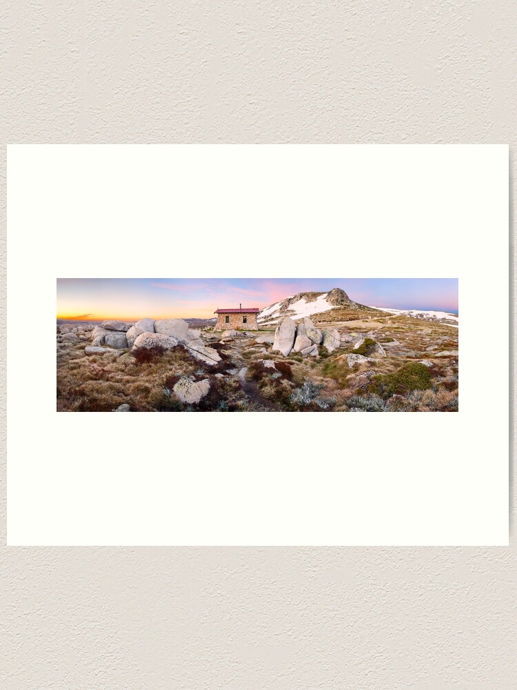 Thumbnail 1 of 3, Art Print, Seamans Hut, Mt Kosciuszko, New South Wales, Australia designed and sold by Chockstone.