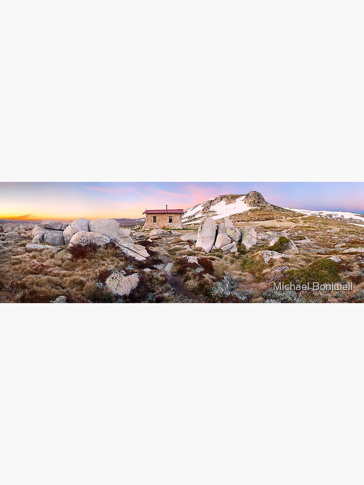 Thumbnail 3 of 3, Art Print, Seamans Hut, Mt Kosciuszko, New South Wales, Australia designed and sold by Chockstone.
