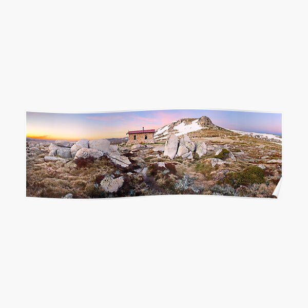 Seamans Hut, Mt Kosciuszko, New South Wales, Australia Poster
