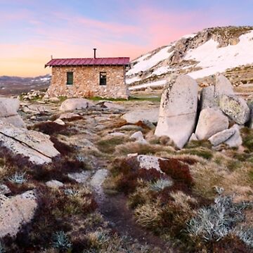 Artwork thumbnail, Seamans Hut, Mt Kosciuszko, New South Wales, Australia by Michael Boniwell
