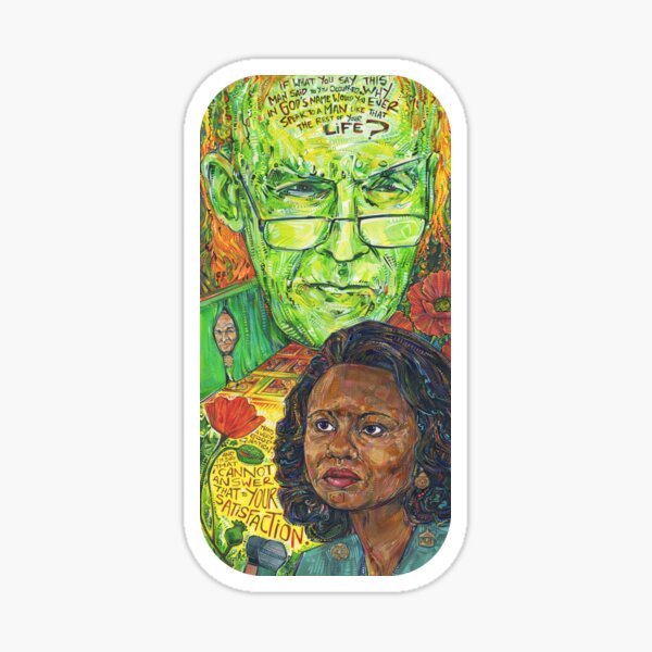 Anita Hill and Alan Simpson Sticker