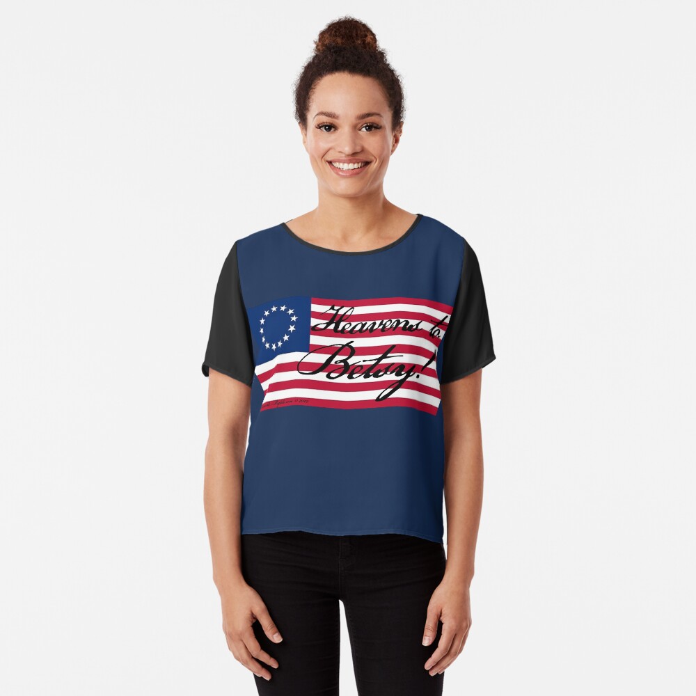 Heavens to Betsy! Chiffon Top