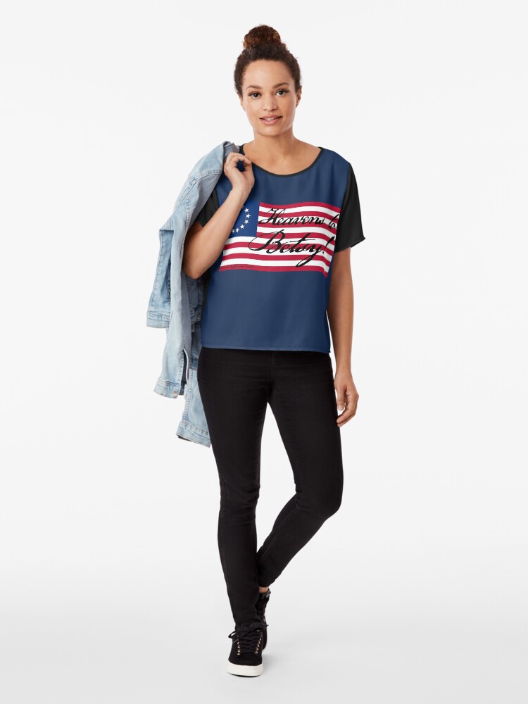 Alternate view of Heavens to Betsy! Chiffon Top