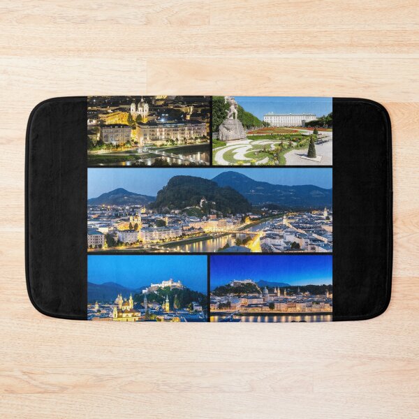 Item preview, Salzburg at Night Sights Austria Mozart Classical Music Gift designed and sold by peter2art.