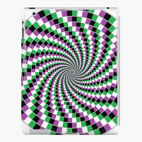 #Graphic #Design, Optical #Art: Moving Pattern Illusion - #OpArt  iPad Snap Case