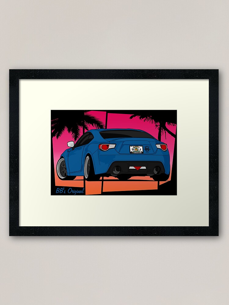 Alternate view of 86ZILLA - Selectable Color Framed Art Print