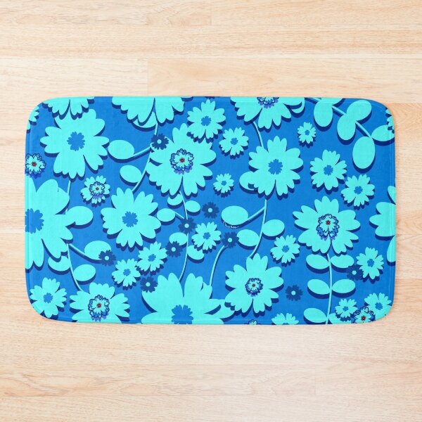 Item preview, David Rose Designs - Flower Garden (Marine Blue) designed and sold by Sartabanfi.