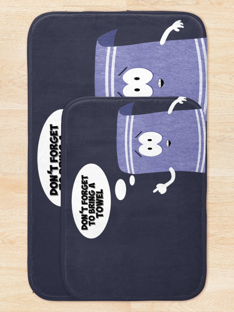Alternate view of Don't forget about towelie Bath Mat