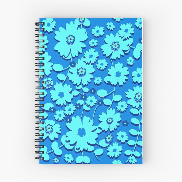 Item preview, David Rose Designs - Flower Garden (Marine Blue) designed and sold by Sartabanfi.