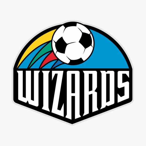 Vintage 90s MLS Kansas City Wizards Soccer Blue Jersey Size Large