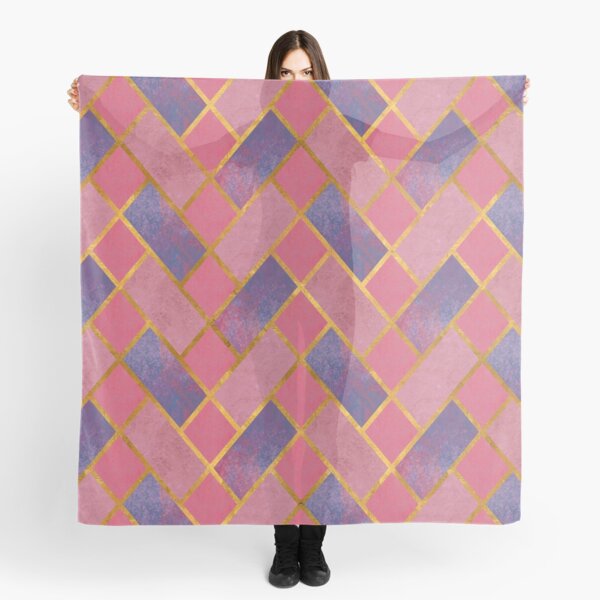 Pink Tiles Scarf