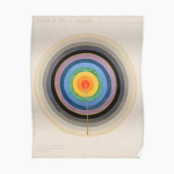 Hilma af Klint "Series VIII. Picture of the Starting Point. March 1920" Poster