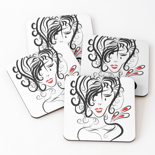 Item preview, Beautiful lady with feathers designed and sold by Patricia Piotrak.