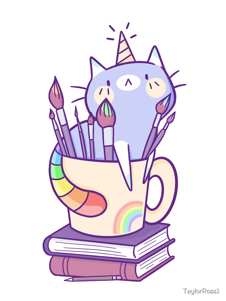 Thumbnail 2 of 2, Kids T-Shirt, Caticorn Artist designed and sold by TaylorRoss1.