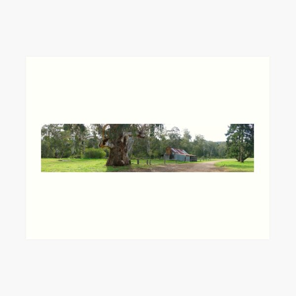 Fry's Hut - Side - Panorama Art Print