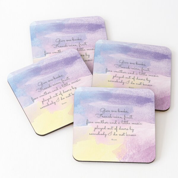 Item preview, Give me books, French wine - Keats designed and sold by StudioCitrine.