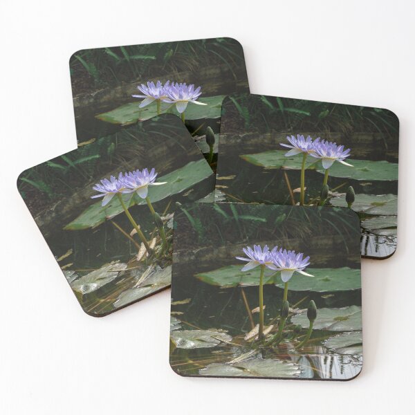 Item preview, Purple Lilypad Flowers are Blooming in Spring designed and sold by Chee Sim.