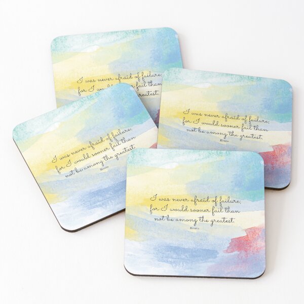 Item preview, I was never afraid of failure, Keats designed and sold by StudioCitrine.