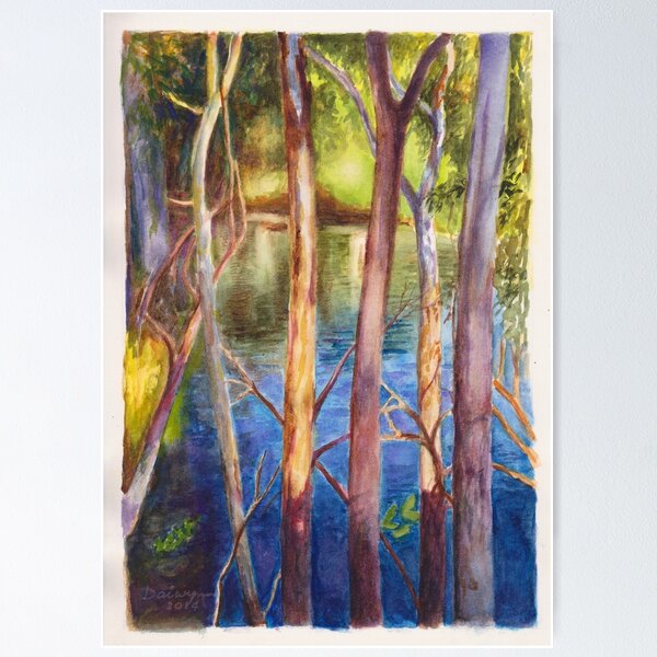 Item preview, Maribyrnong Morning designed and sold by Dai Wynn Fine Art.