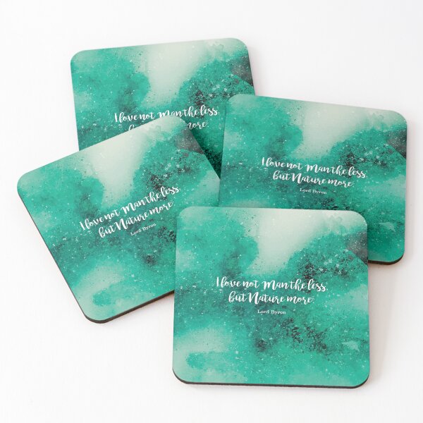 Item preview, I love not Man the less, but Nature more. Lord Byron designed and sold by StudioCitrine.