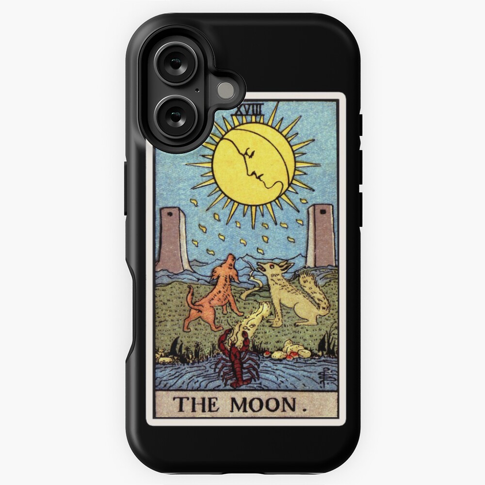 Iphone Case The Moon Tarot Casetify Casetify Tarot Card Case Tarot