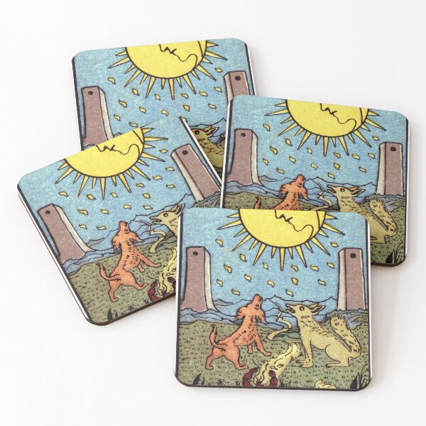 Item preview, XVIII. The Moon Tarot Card designed and sold by wildtribe.