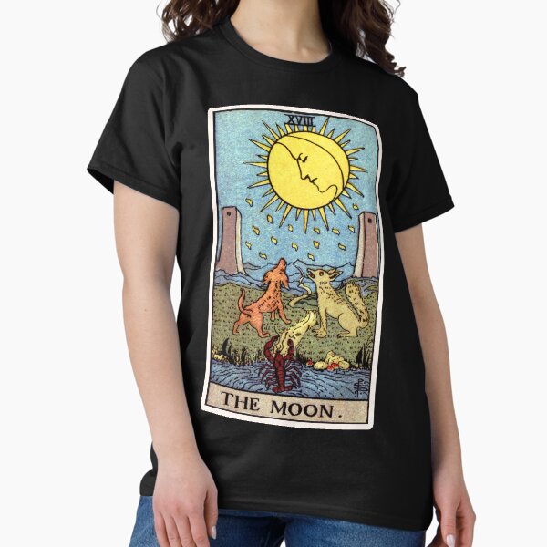 Item preview, XVIII. The Moon Tarot Card designed and sold by wildtribe.