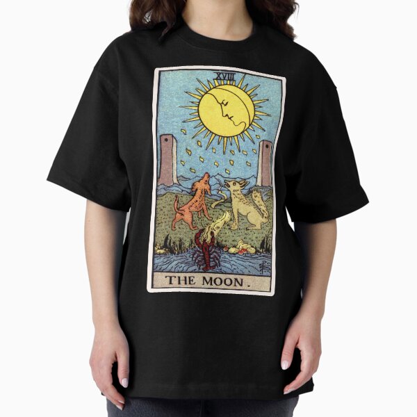 Item preview, XVIII. The Moon Tarot Card designed and sold by wildtribe.