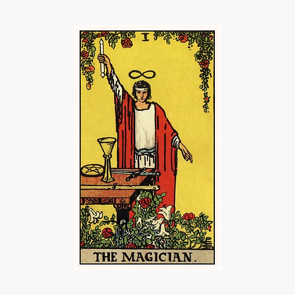 Artikel-Vorschau von I. Die Magier-Tarotkarte, designt und verkauft von wildtribe.